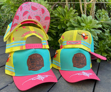 Load image into Gallery viewer, **ONLY 14 LEFT IN STOCK** TERRITORY TIME "Fruit Salad" LEATHER PATCH HAT