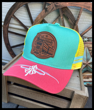 Load image into Gallery viewer, **ONLY 14 LEFT IN STOCK** TERRITORY TIME "Fruit Salad" LEATHER PATCH HAT