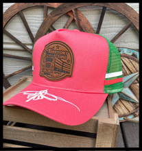 Load image into Gallery viewer, TERRITORY TIME "Watermelon" LEATHER PATCH HAT