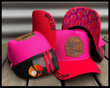 Load image into Gallery viewer, TERRITORY TIME "Strawberry" LEATHER PATCH HAT