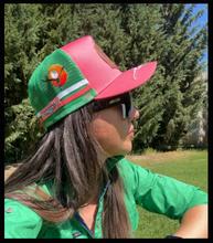 Load image into Gallery viewer, TERRITORY TIME "Watermelon" LEATHER PATCH HAT