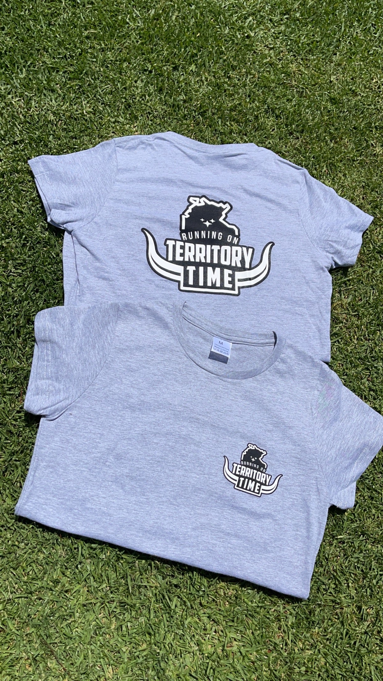 TERRITORY TIME WOMENS SIGNATURE FITTED T-SHIRT - Grey – Not Today, Not ...