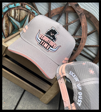 Load image into Gallery viewer, TERRITORY TIME &quot;Kickin Up Dust&quot; HAT - Pink Stripe
