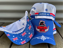 Load image into Gallery viewer, **ONLY 4 LEFT IN STOCK** TERRITORY TIME “Aussie As” BLUE HAT
