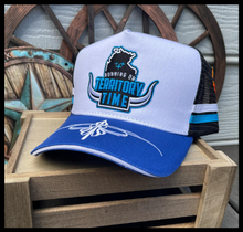Load image into Gallery viewer, **LOW STOCK** TERRITORY TIME CLASSIC “Blue &amp; White” HAT
