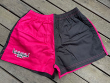 Load image into Gallery viewer, NTNT COTTON FOOTY SHORTS - Pink &amp; Black
